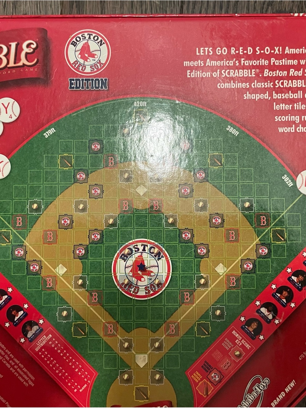 SCRABBLE Boston Red Sox Edition Board Game - Red - Picture 3 of 13